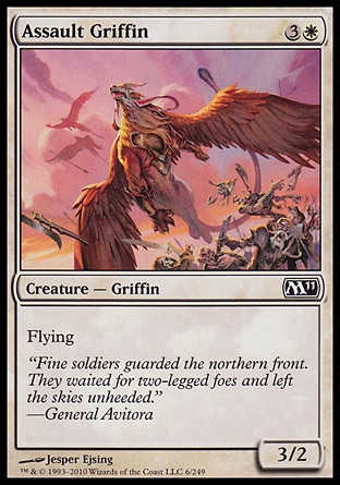 MTG: Core Set 2011 006: Assault Griffin (FOIL) 