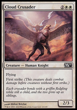 MTG: Core Set 2011 010: Cloud Crusader 