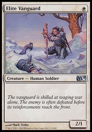 MTG: Core Set 2011 013: Elite Vanguard 