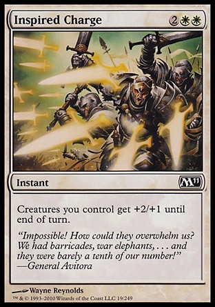MTG: Core Set 2011 019: Inspired Charge 