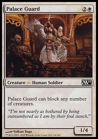 MTG: Core Set 2011 024: Palace Guard 