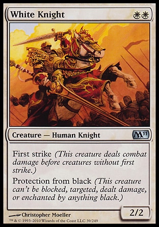 MTG: Core Set 2011 039: White Knight 