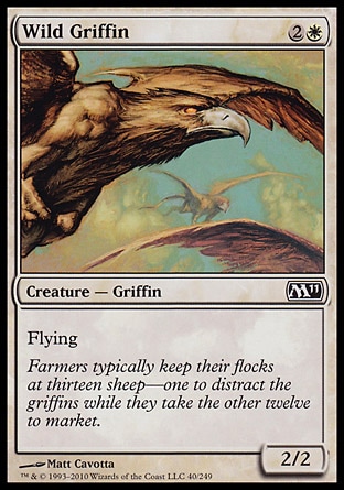 MTG: Core Set 2011 040: Wild Griffin 
