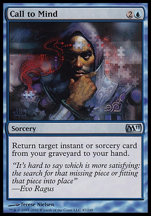 MTG: Core Set 2011 047: Call to Mind 