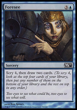 MTG: Core Set 2011 054: Foresee 
