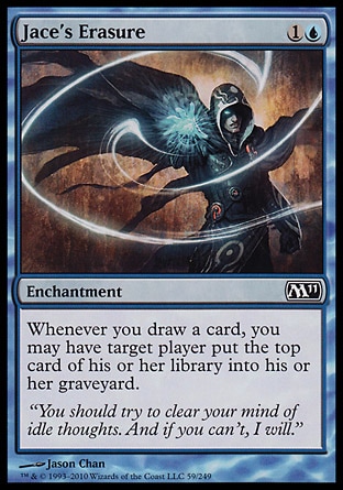 MTG: Core Set 2011 059: Jaces Erasure (FOIL) 