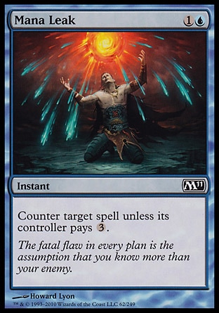 MTG: Core Set 2011 062: Mana Leak 