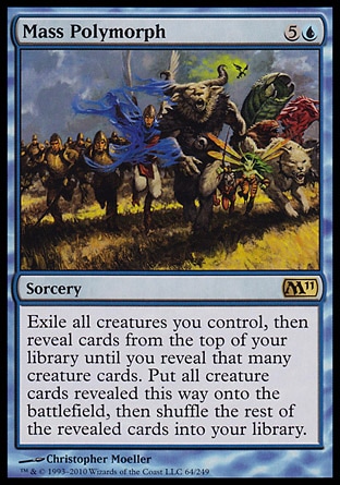 MTG: Core Set 2011 064: Mass Polymorph 