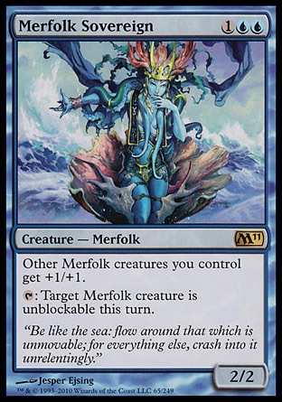 MTG: Core Set 2011 065: Merfolk Sovereign 