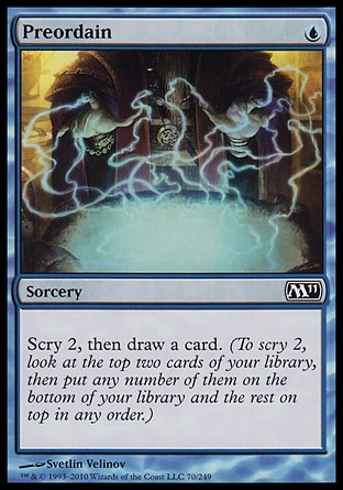 MTG: Core Set 2011 070: Preordain 