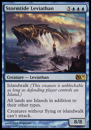 MTG: Core Set 2011 074: Stormtide Leviathan 