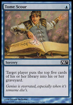 MTG: Core Set 2011 076: Tome Scour 