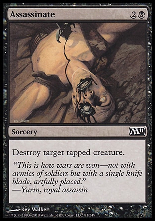MTG: Core Set 2011 081: Assassinate 