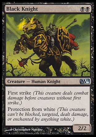 MTG: Core Set 2011 083: Black Knight 
