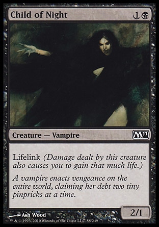 MTG: Core Set 2011 088: Child of Night 
