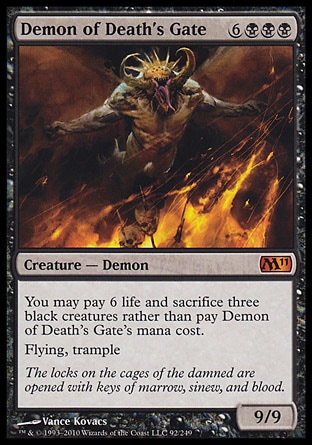 MTG: Core Set 2011 092: Demon of Deaths Gate 