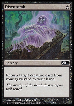 MTG: Core Set 2011 094: Disentomb 