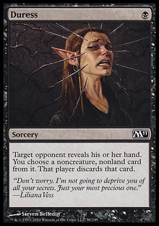 MTG: Core Set 2011 096: Duress 