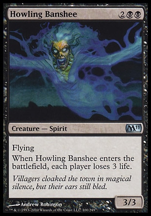 MTG: Core Set 2011 100: Howling Banshee 