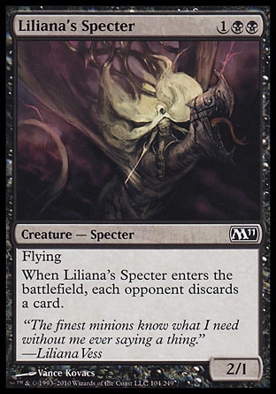 MTG: Core Set 2011 104: Lilianas Specter 