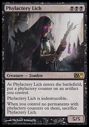MTG: Core Set 2011 110: Phylactery Lich 