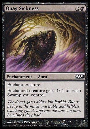 MTG: Core Set 2011 111: Quag Sickness 