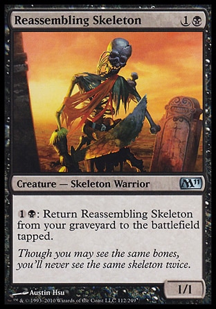 MTG: Core Set 2011 112: Reassembling Skeleton 