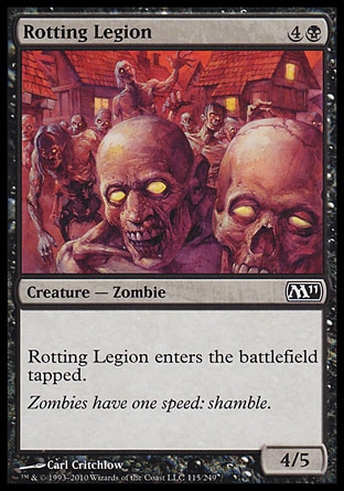 MTG: Core Set 2011 115: Rotting Legion (FOIL) 