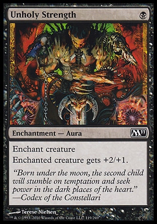 MTG: Core Set 2011 119: Unholy Strength 