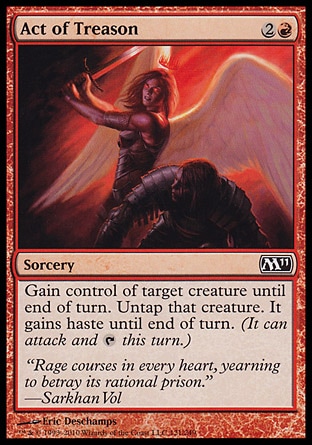 MTG: Core Set 2011 121: Act of Treason 