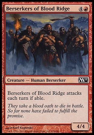 MTG: Core Set 2011 124: Berserkers of Blood Ridge 