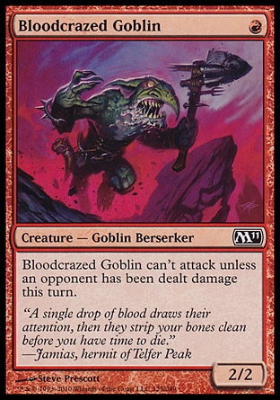 MTG: Core Set 2011 125: Bloodcrazed Goblin 