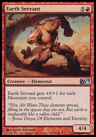MTG: Core Set 2011 134: Earth Servant 