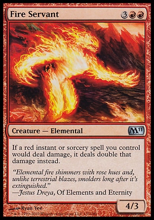MTG: Core Set 2011 137: Fire Servant 