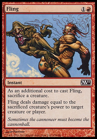 MTG: Core Set 2011 139: Fling 