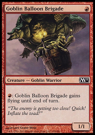 MTG: Core Set 2011 140: Goblin Balloon Brigade (FOIL) 