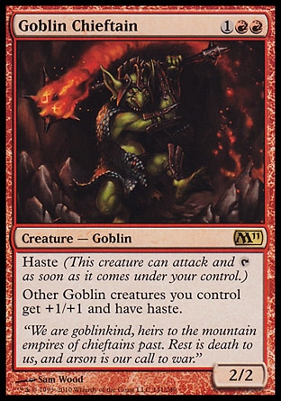MTG: Core Set 2011 141: Goblin Chieftain 