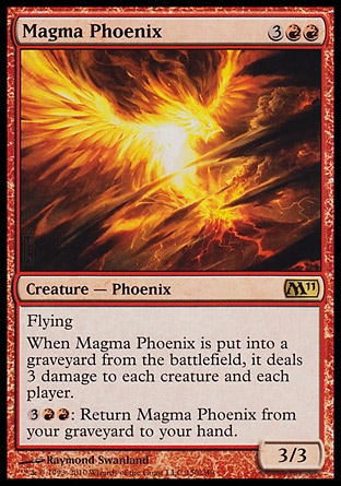 MTG: Core Set 2011 150: Magma Phoenix (FOIL) 