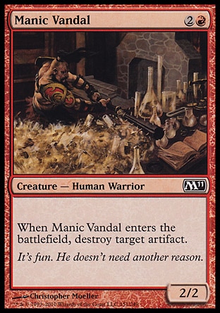 MTG: Core Set 2011 151: Manic Vandal 