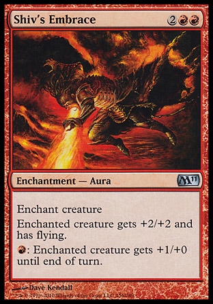 MTG: Core Set 2011 156: Shivs Embrace (FOIL) 