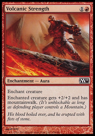 MTG: Core Set 2011 158: Volcanic Strength 