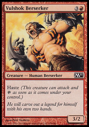 MTG: Core Set 2011 159: Vulshok Berserker 