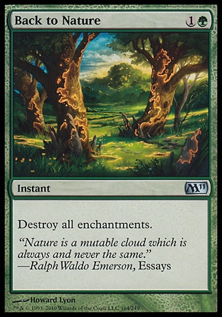 MTG: Core Set 2011 164: Back to Nature 