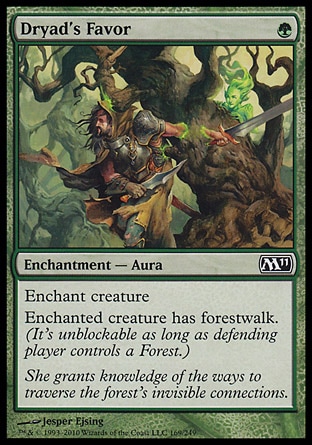 MTG: Core Set 2011 169: Dryads Favor 