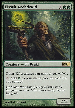 MTG: Core Set 2011 171: Elvish Archdruid 