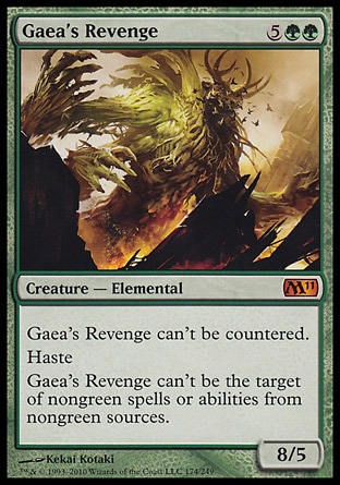 MTG: Core Set 2011 174: Gaeas Revenge 