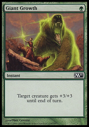 MTG: Core Set 2011 178: Giant Growth - Foil 