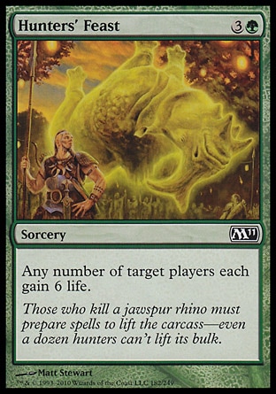 MTG: Core Set 2011 182: Hunters Feast 
