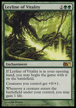 MTG: Core Set 2011 183: Leyline of Vitality 
