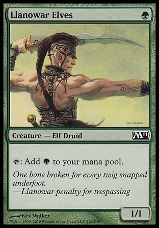MTG: Core Set 2011 184: Llanowar Elves 